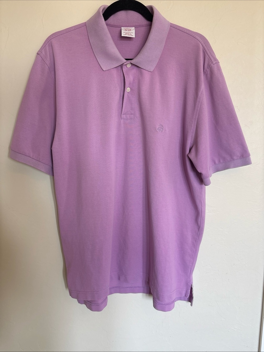 Brooks Brothers 1818 Original Fit Polo Shirt Men’s L Purple 100% Cotton